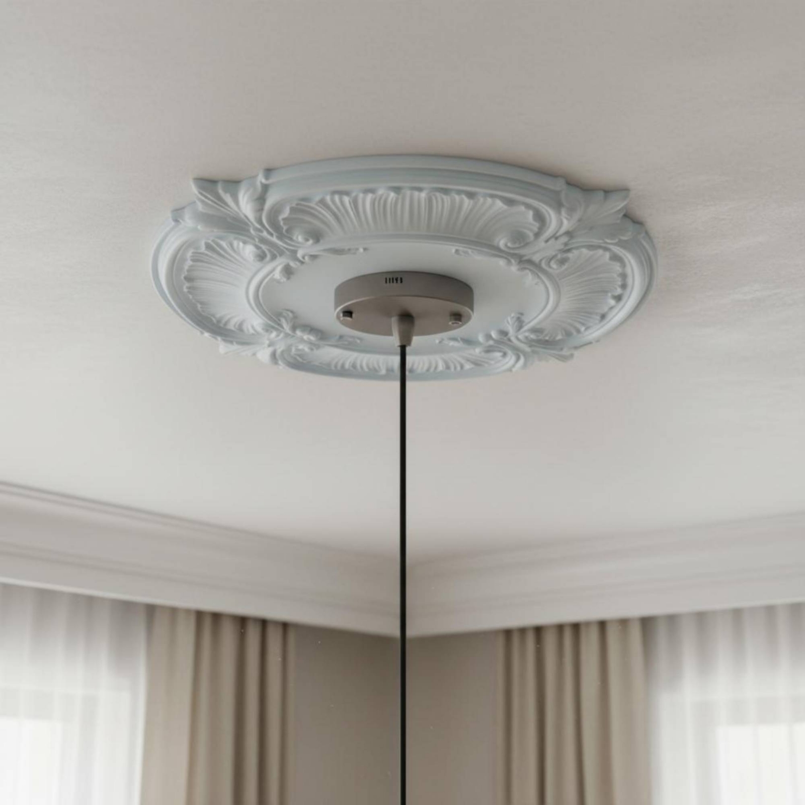 Round PU Ceiling Medallion Scr - مراجعة Decor Lighting & Decor Fires وسعره