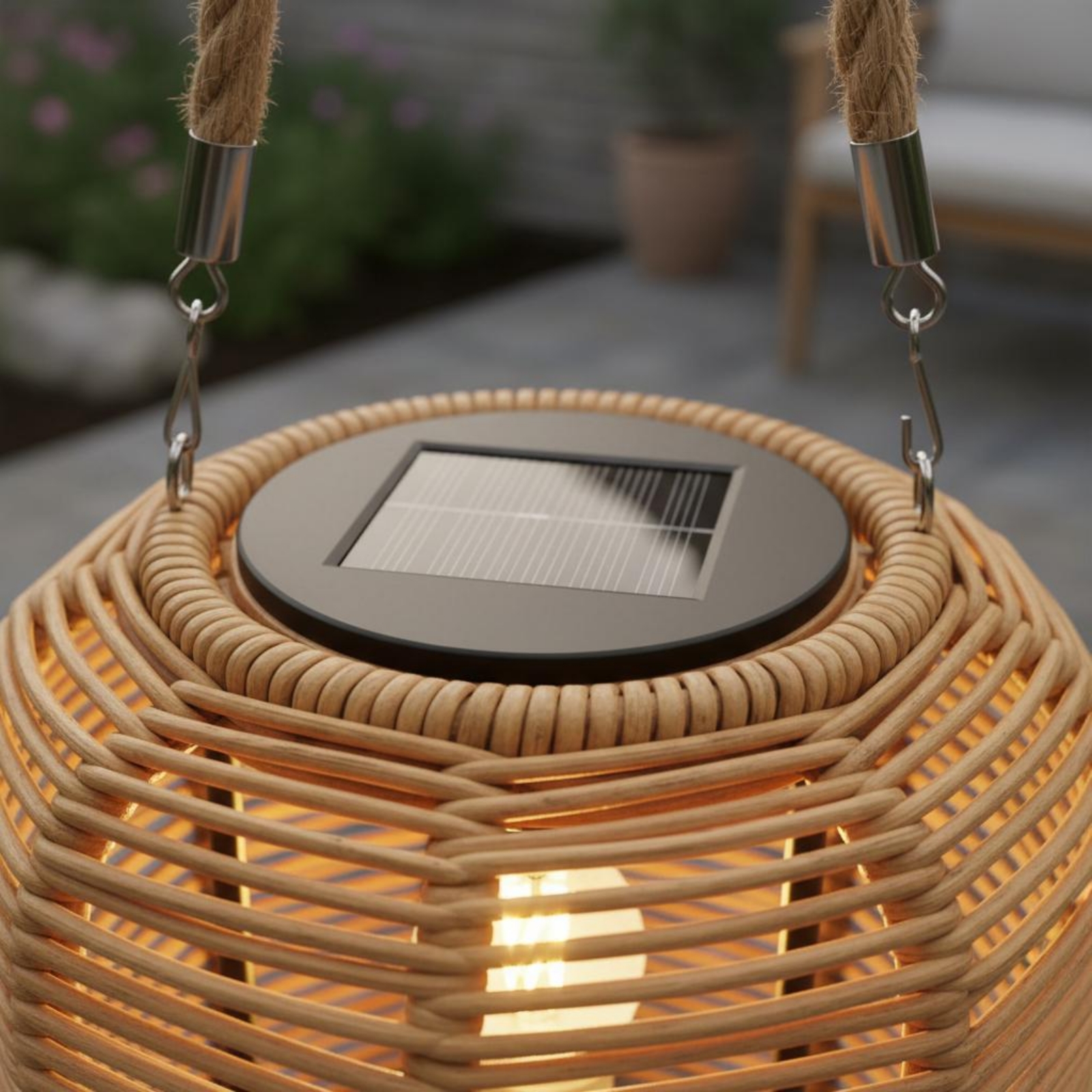 Handwoven Solar Lantern Braide - مراجعة Lighting Decor Outdoor وسعره