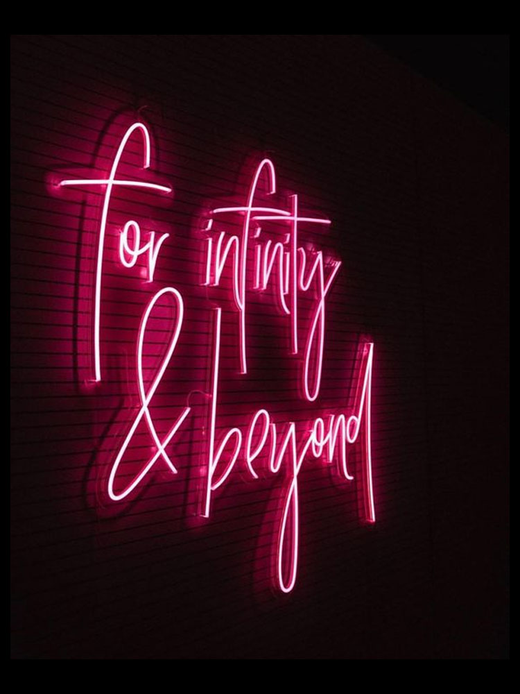 Neon Sign For infinity & beyon - مراجعة Lighting Decor And Beyond وسعره