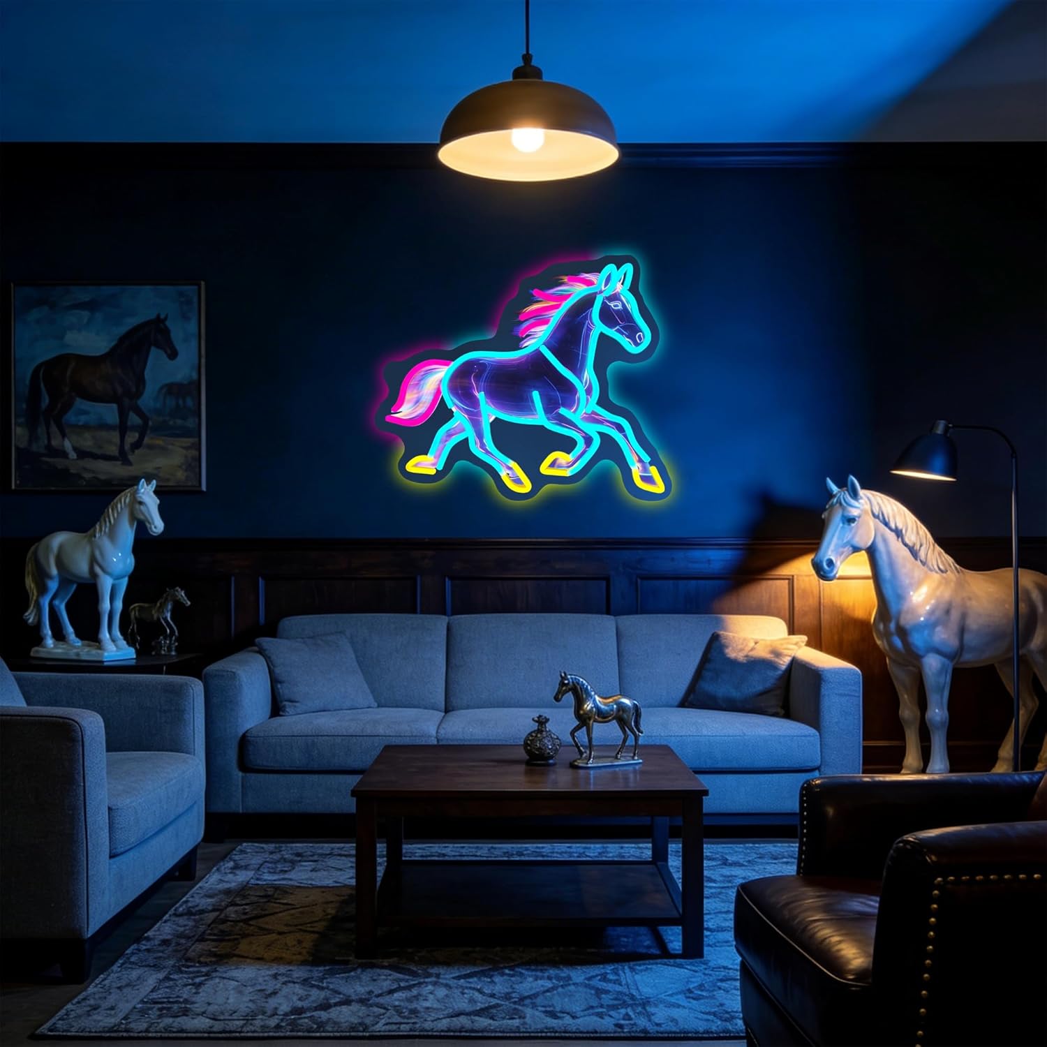 Horse Night Light Neon Sign De - مراجعة Room Decor Lighting Lamp وسعره