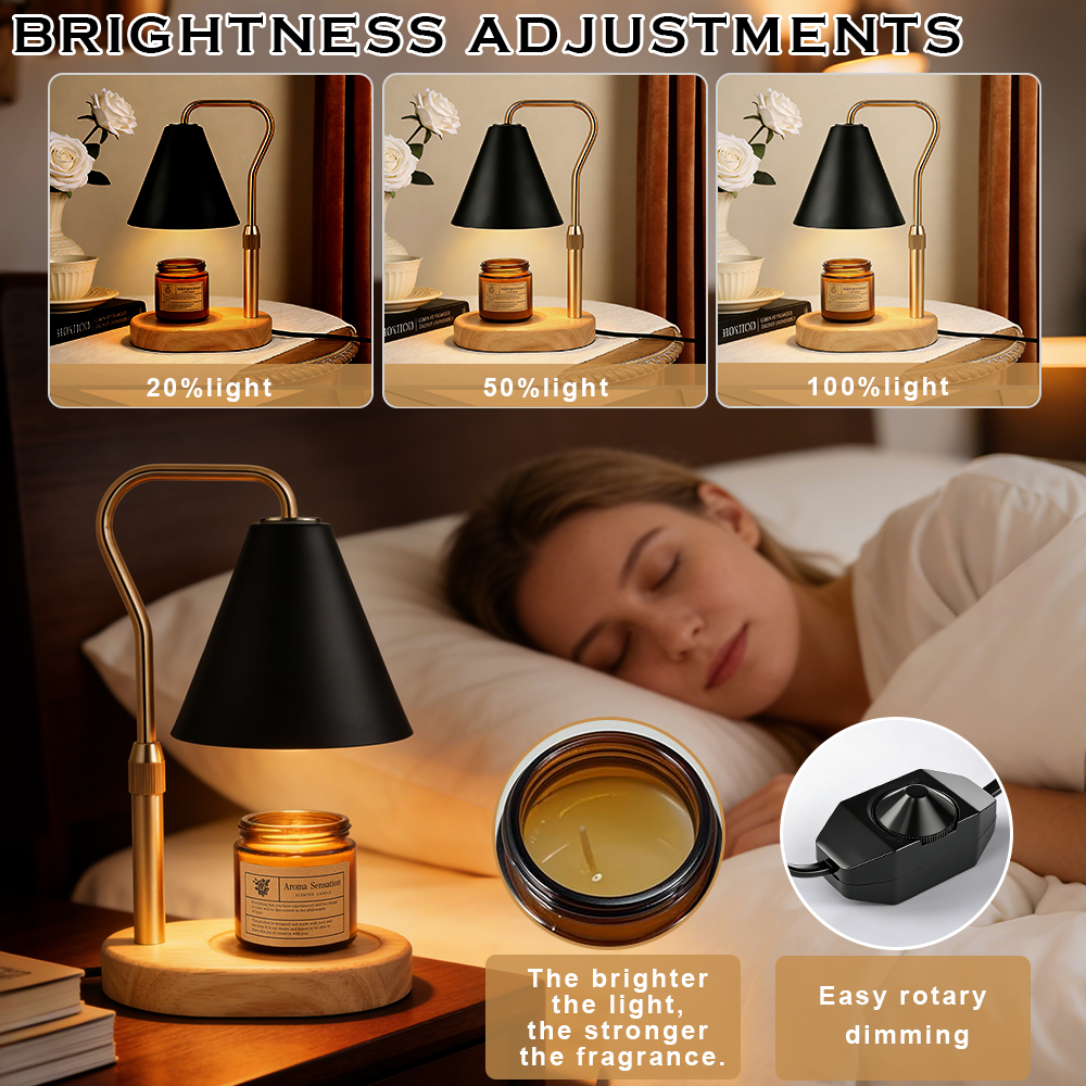 Black Candle Warmer Lamp Kitch - مراجعة Room Decor Lighting Lamp وسعره