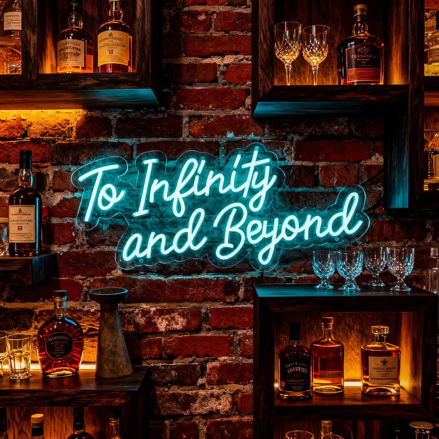 Neon Sign to Infinity And beyo - مراجعة Lighting Decor And Beyond وسعره