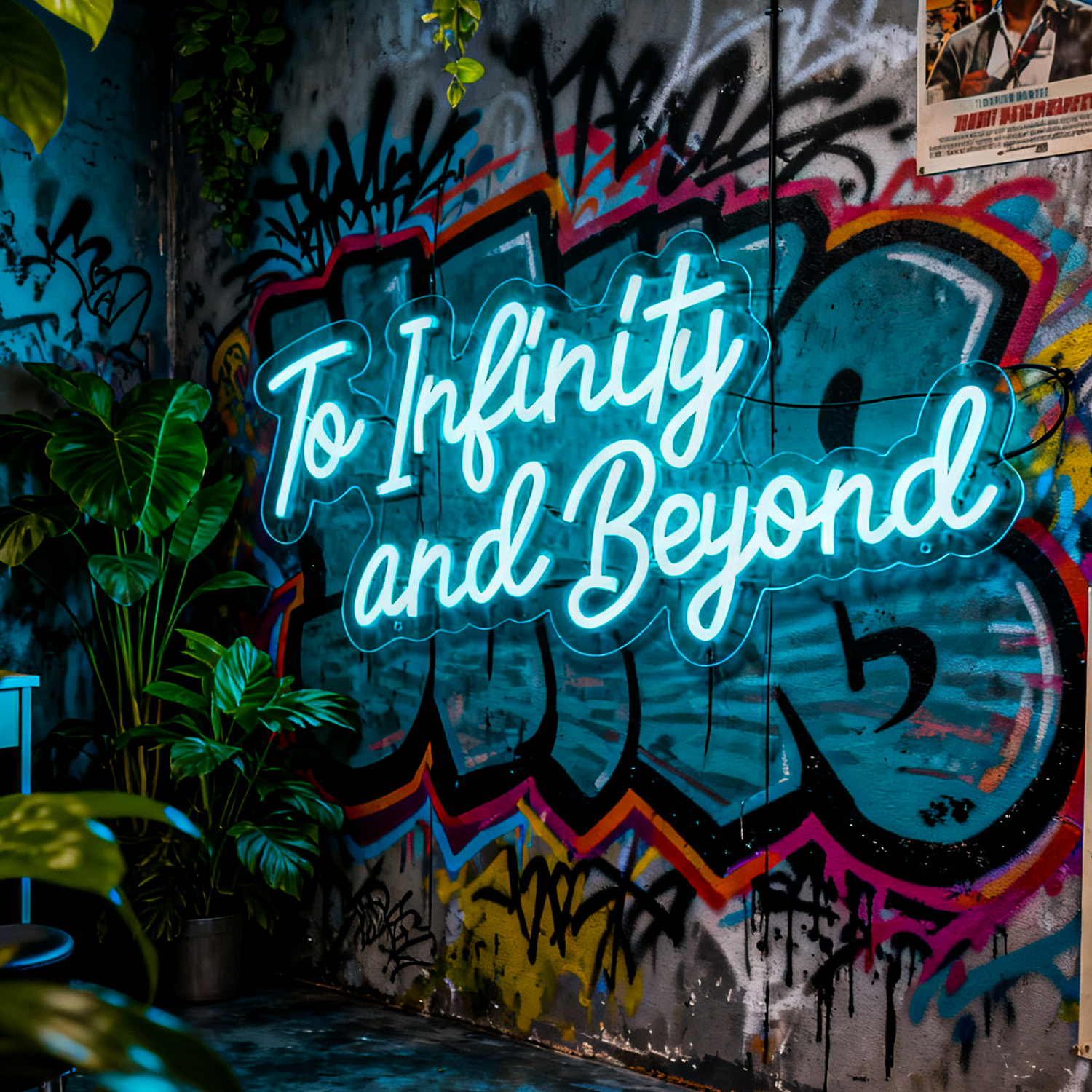 Neon Sign to Infinity And beyo - مراجعة Lighting Decor And Beyond وسعره