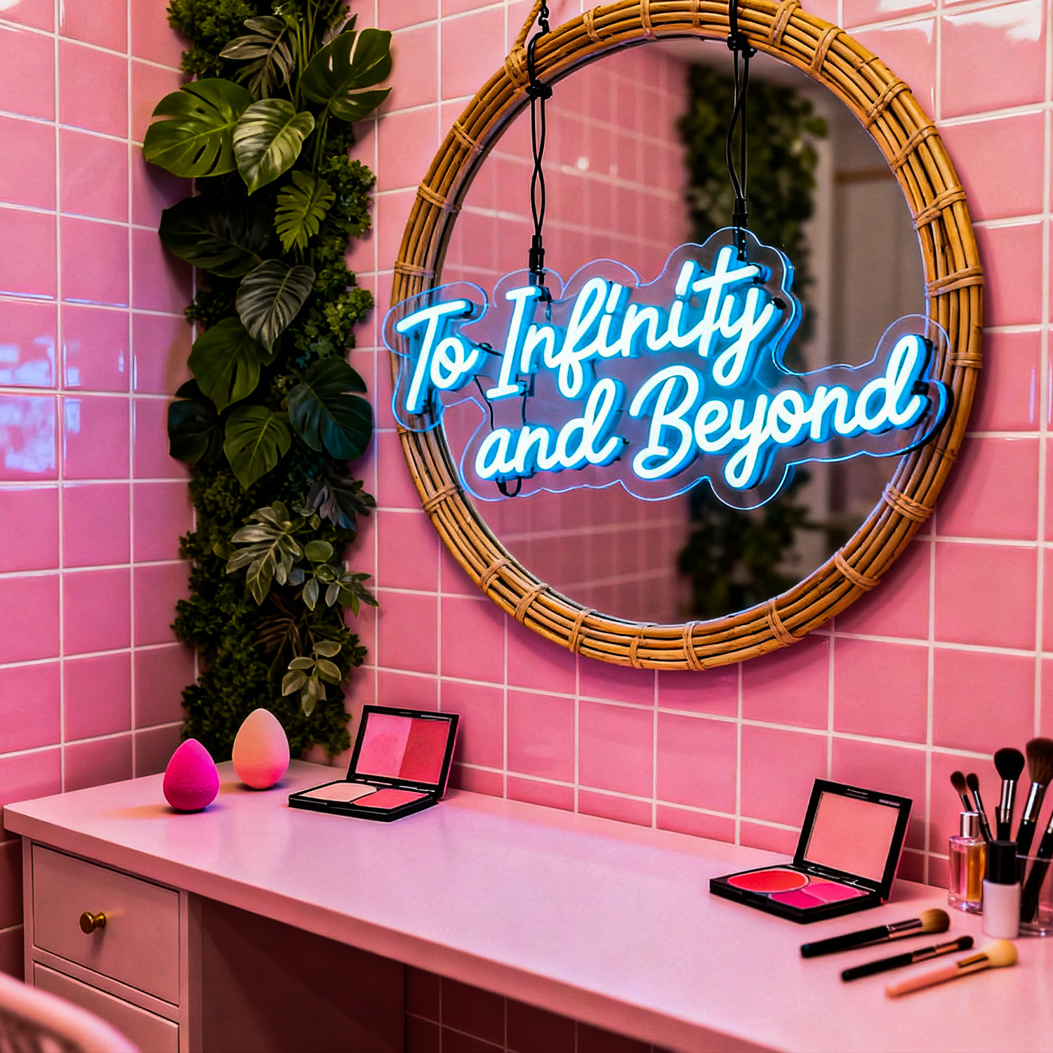 Neon Sign to Infinity And beyo - مراجعة Lighting Decor And Beyond وسعره