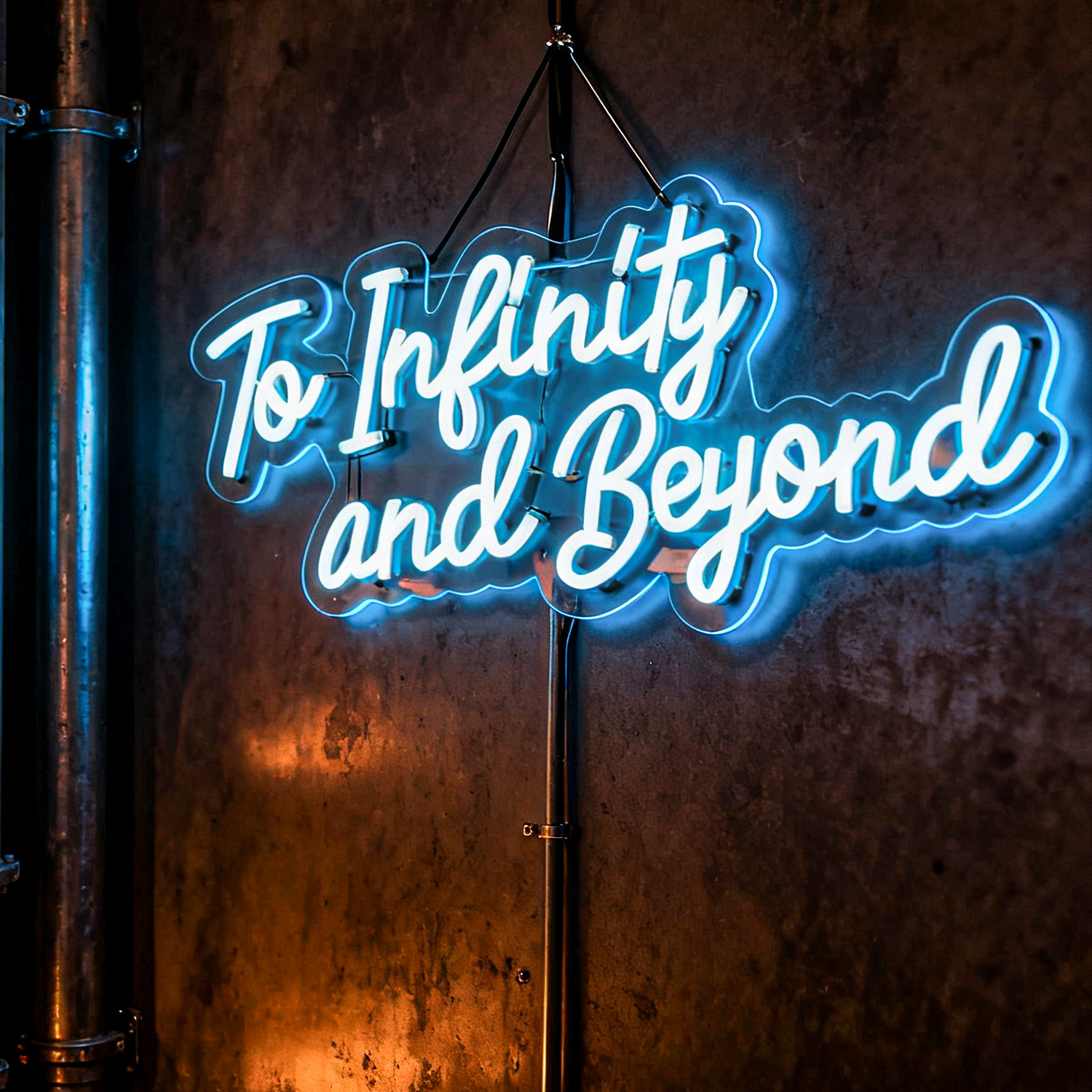 Neon Sign to Infinity And beyo - مراجعة Lighting Decor And Beyond وسعره