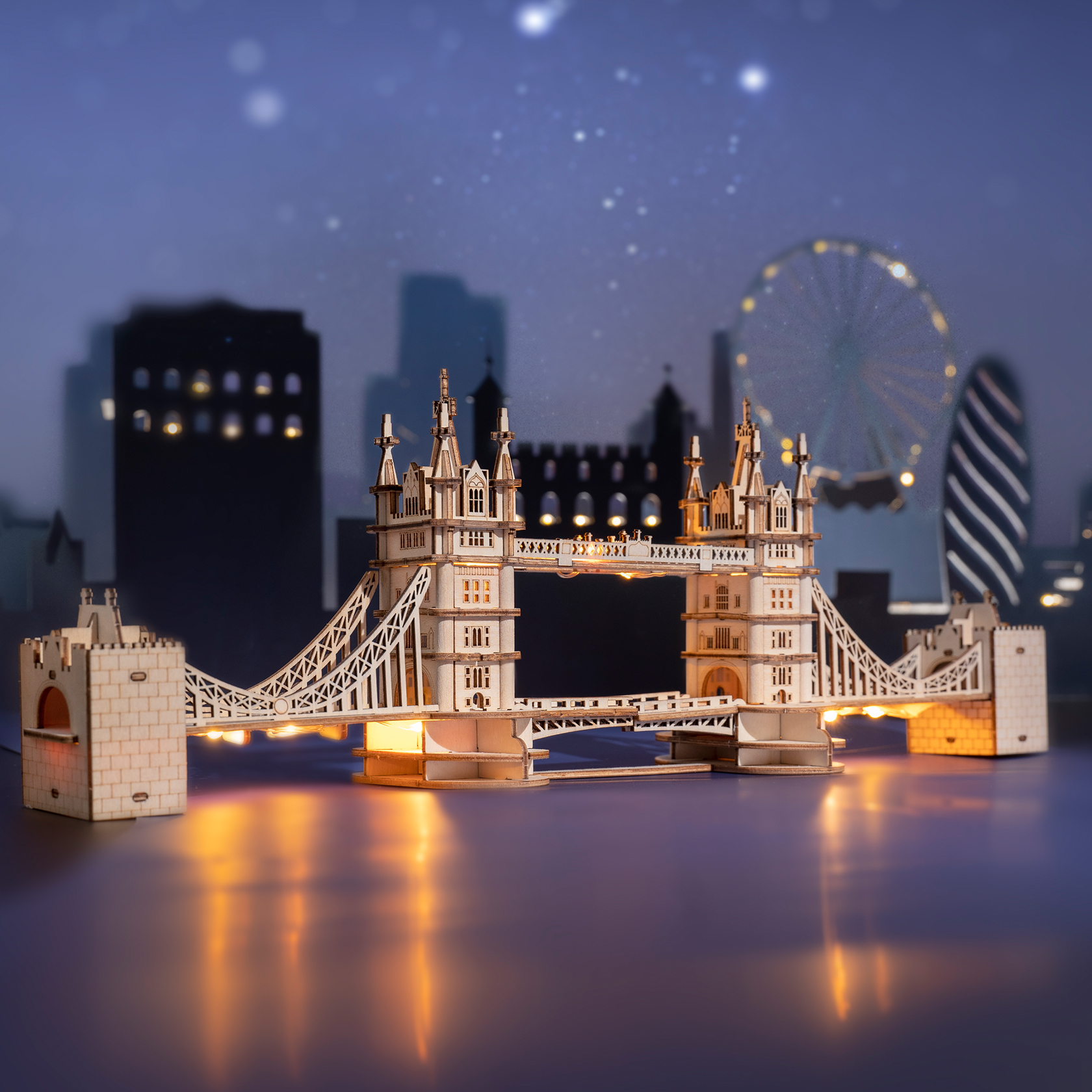 Rolife DIY Wooden 3D Puzzle To - مراجعة Lighting Decor Woodbridge وسعره