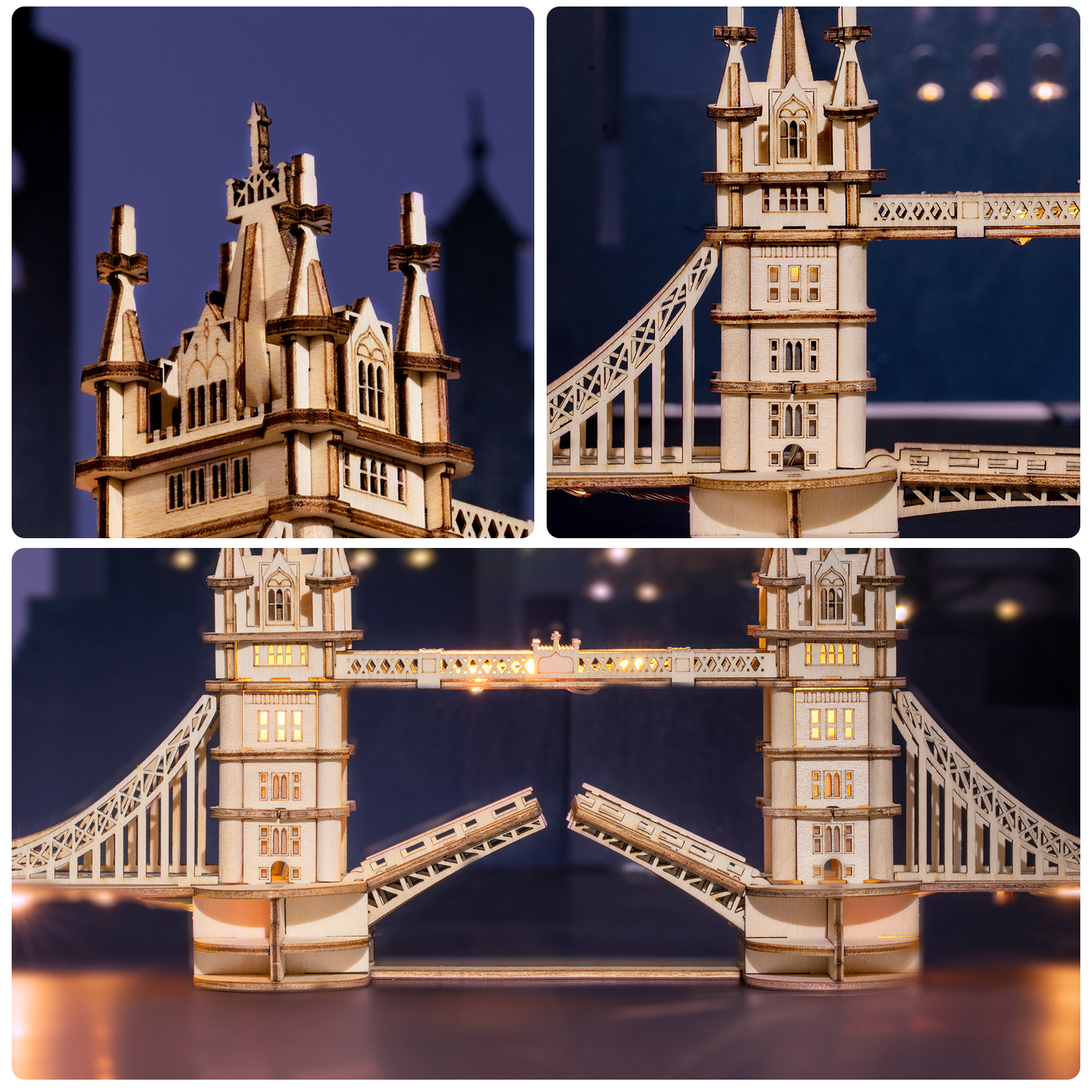 Rolife DIY Wooden 3D Puzzle To - مراجعة Lighting Decor Woodbridge وسعره