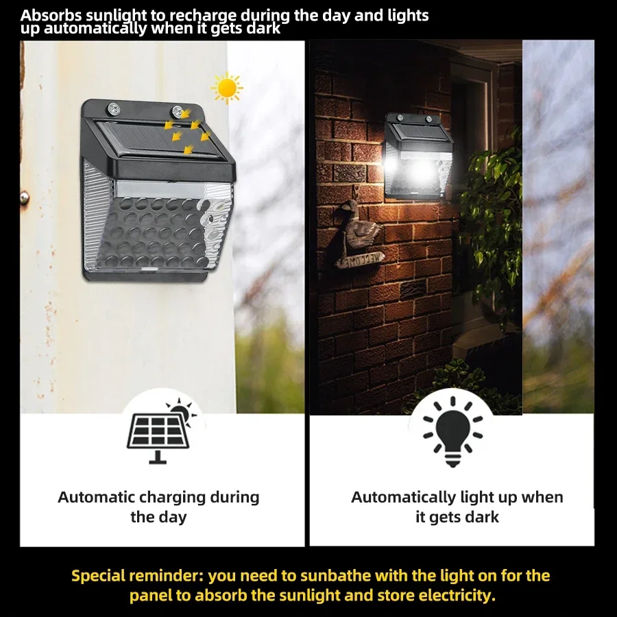 LED Solar Light PIR Motion Sen - مراجعة Lighting Decor Outdoor وسعره