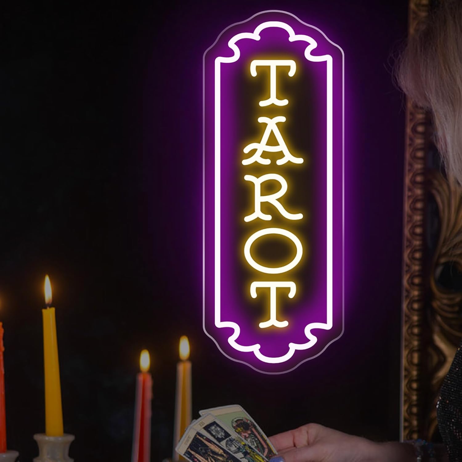Tarot Neon Sign USB Powered My - مراجعة Lighting Decor In Room وسعره