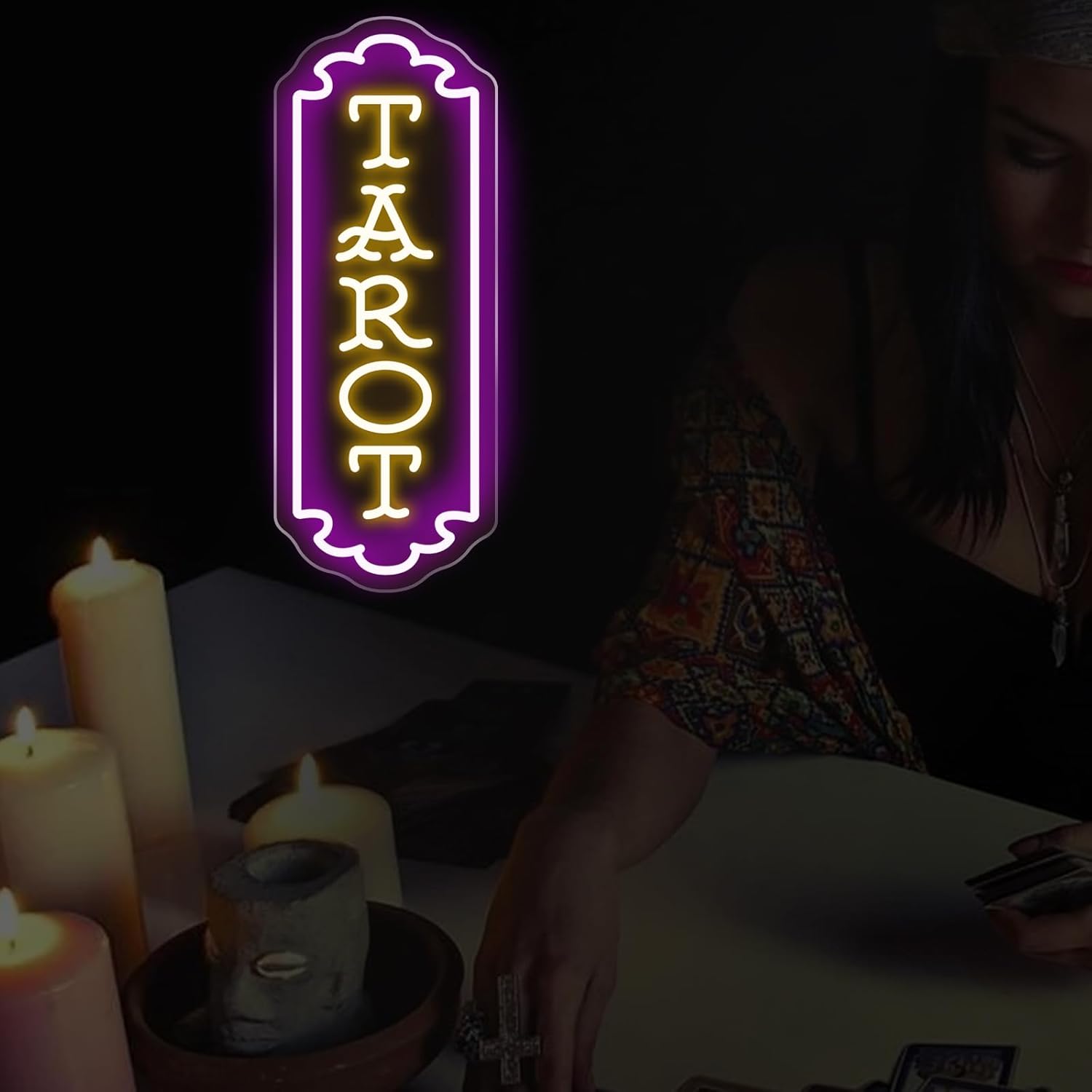 Tarot Neon Sign USB Powered My - مراجعة Lighting Decor In Room وسعره