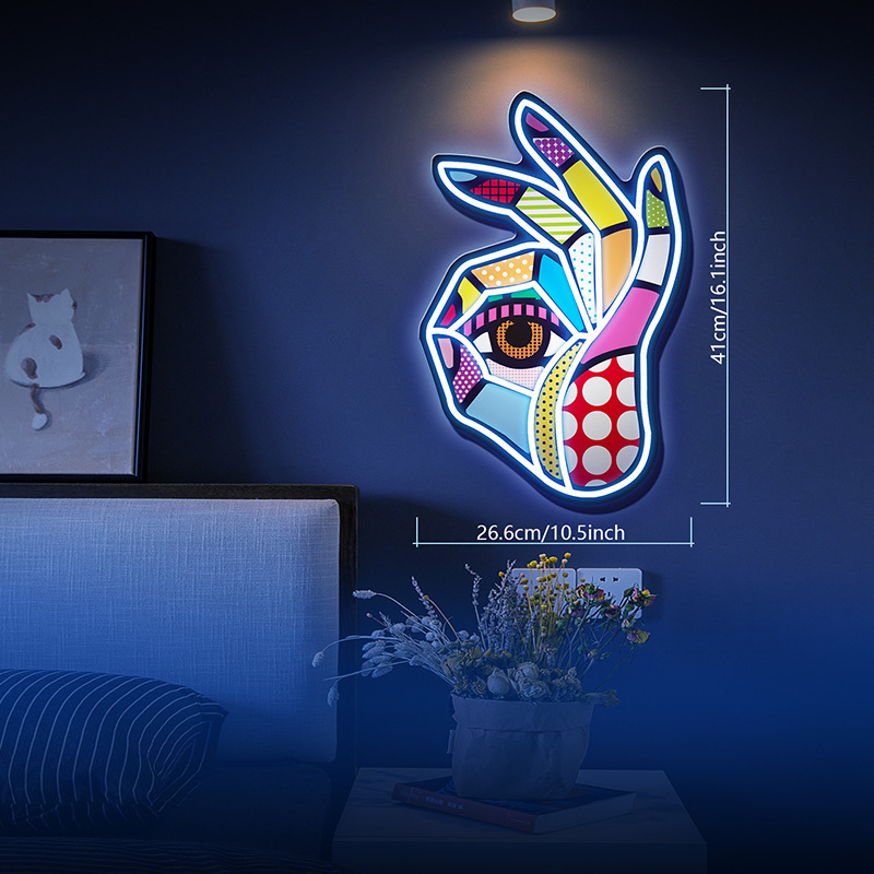 OK Neon Sign USB Powered LED N - مراجعة Ok Lighting Decor وسعره