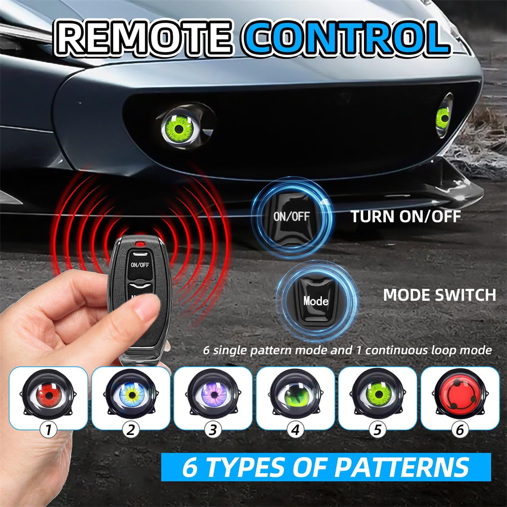  6-Mode Led Dynamic Devil Eye - مراجعة Decor Lighting & Decor Fires وسعره