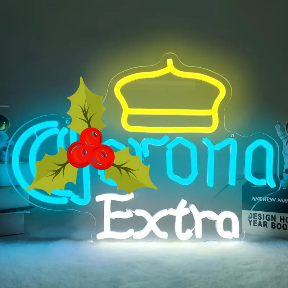Corona Extra Neon Light Sign w - مراجعة Home Decor Lighting Brands وسعره
