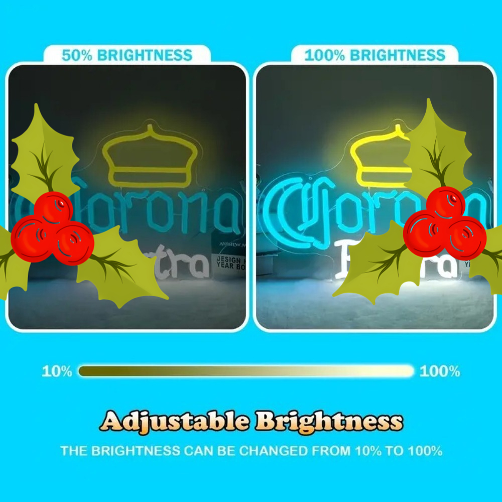 Corona Extra Neon Light Sign w - مراجعة Home Decor Lighting Brands وسعره