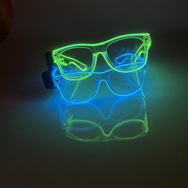 LED Glasses Transparent Frame  - مراجعة Lighting Visual وسعره