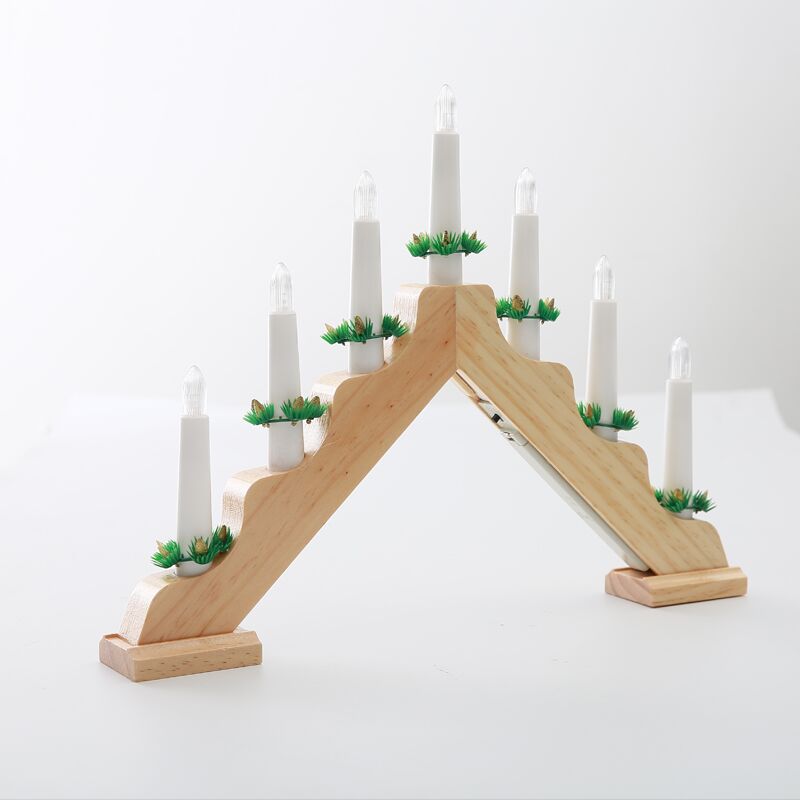 Christmas wooden candle arch l - مراجعة Lighting Decor Woodbridge وسعره