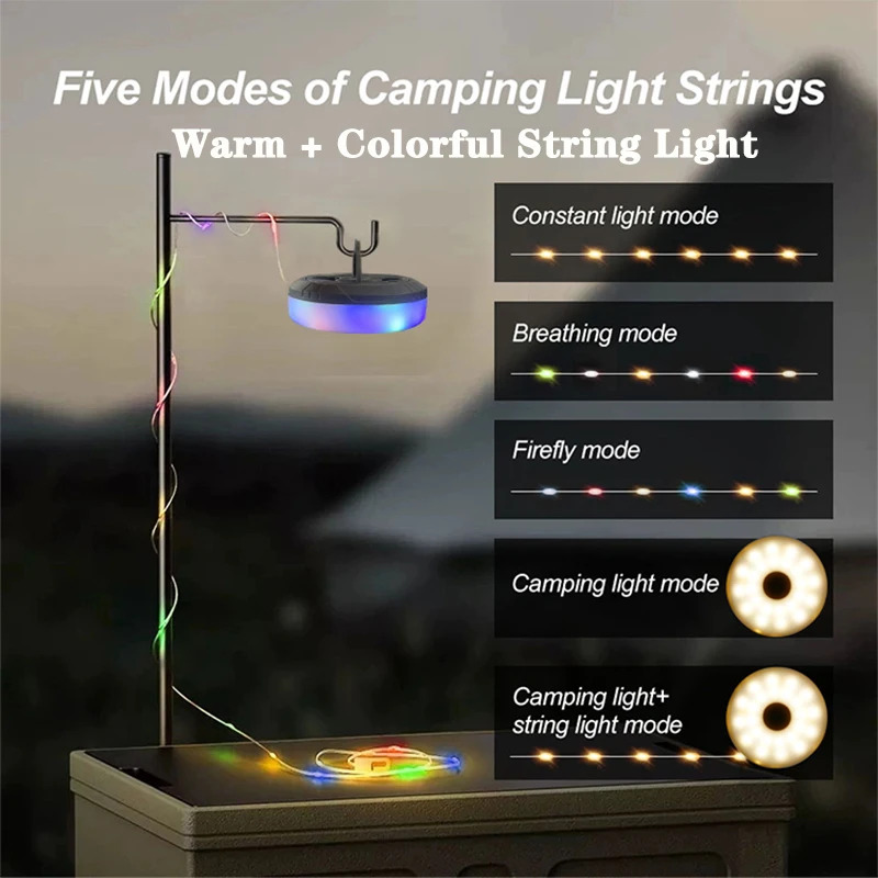 10m Atmosphere LED Camping Lig - مراجعة Lighting Decor Outdoor وسعره