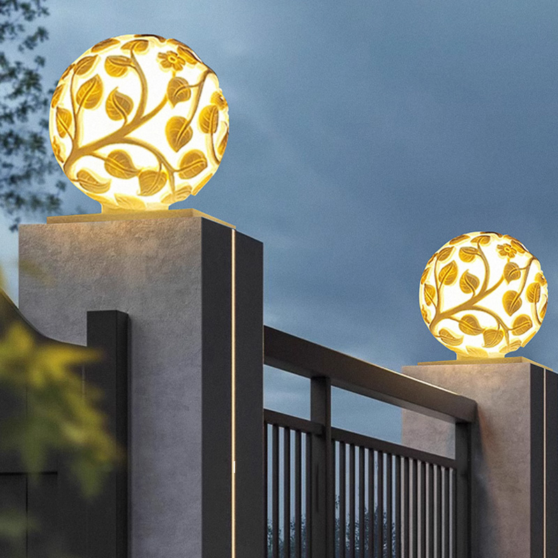 Outdoor column lights solar LE - مراجعة Lighting Decor Outdoor وسعره