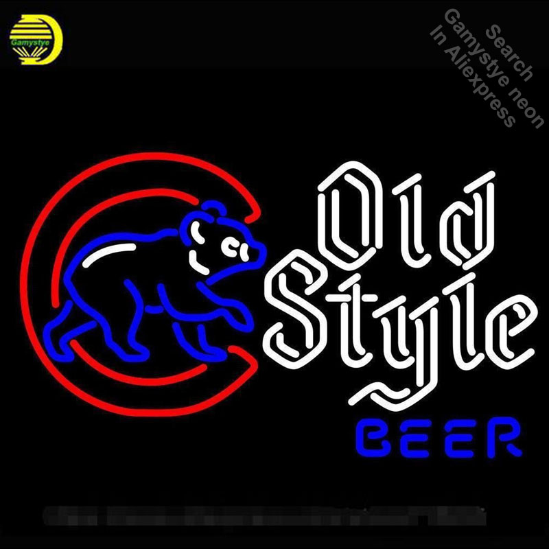 Unions Cubs O Style Neon Sign  - مراجعة Union Lighting & Decor Photos وسعره