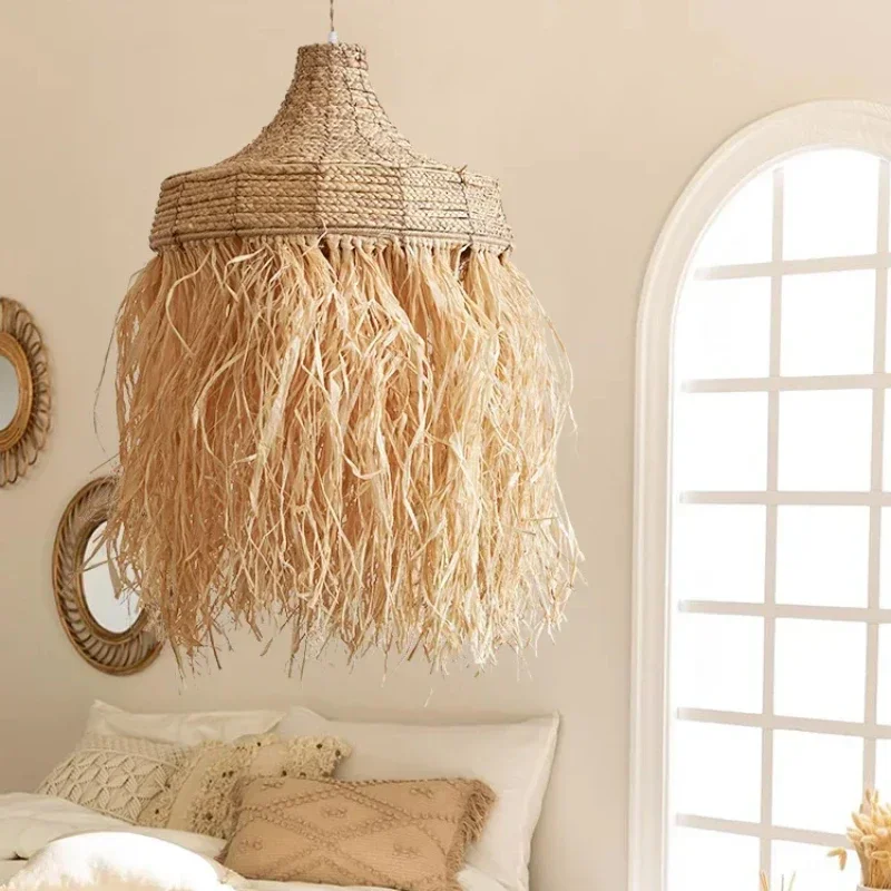 Handmade Woven Rattan Grass Pe - مراجعة Decor Lighting Australia وسعره