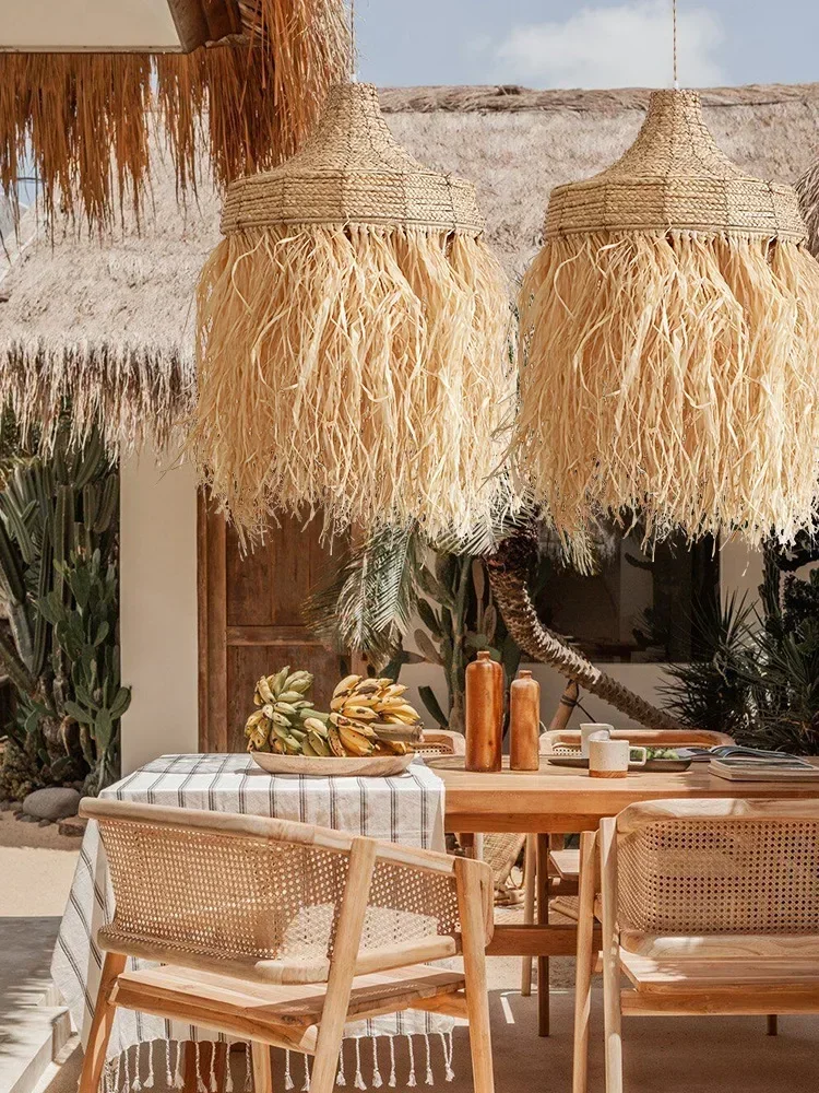 Handmade Woven Rattan Grass Pe - مراجعة Decor Lighting Australia وسعره