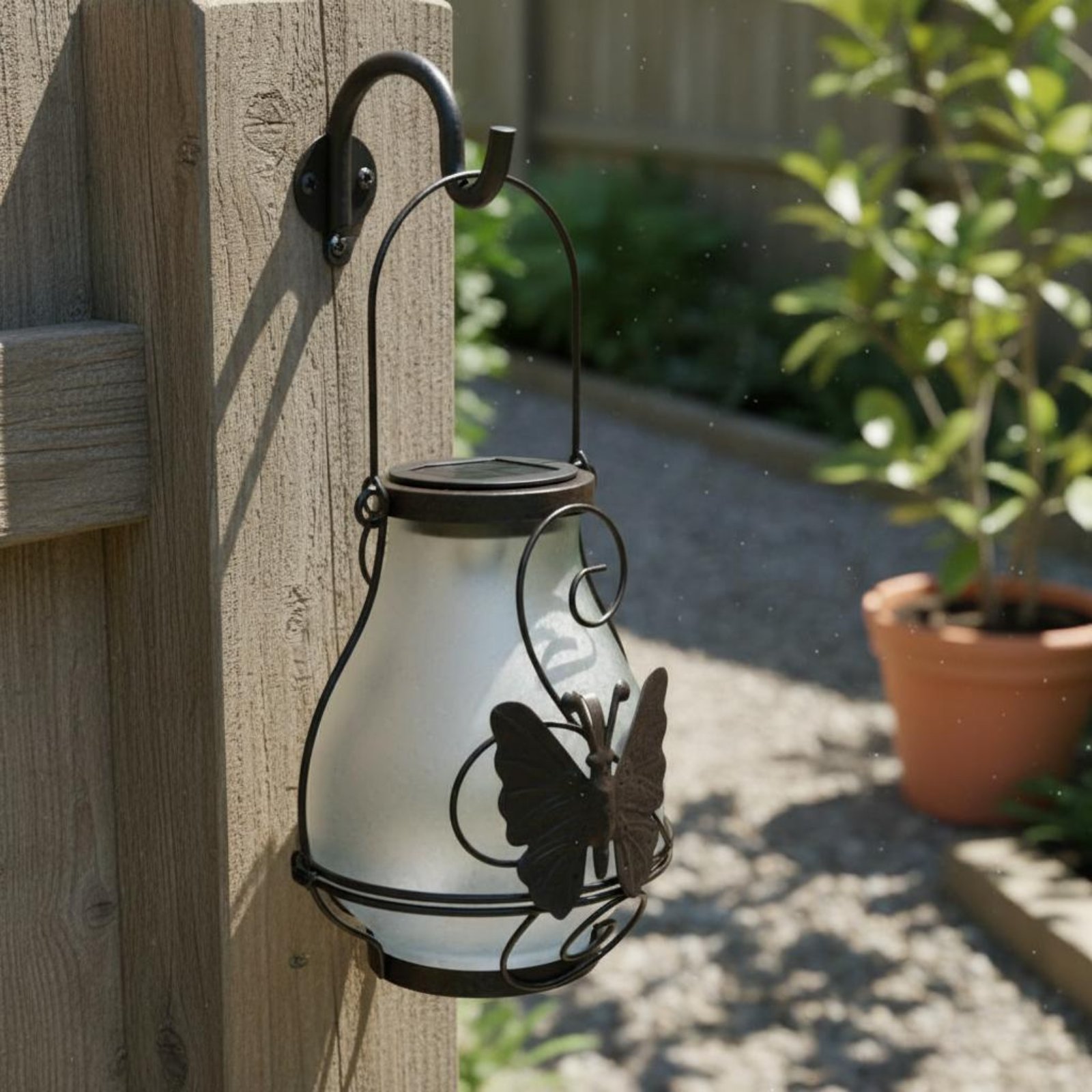 Solar Butterfly Lantern Waterp - مراجعة Lighting Decor Outdoor وسعره