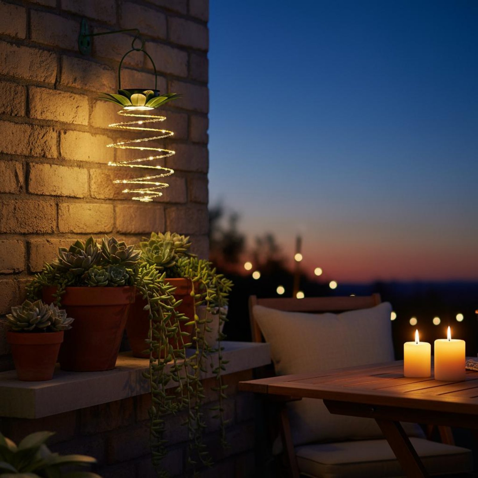 2 Pieces Solar Pineapple Lamp  - مراجعة Lighting Decor Outdoor وسعره