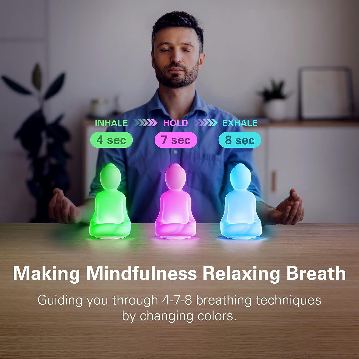 Mindful Breathing Yoga | 4-7-8 - مراجعة Lighting Visual وسعره