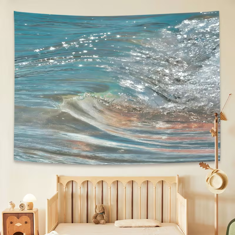 VIKAMA Oil Painting Style Wave - مراجعة Lighting Home Decor Products وسعره