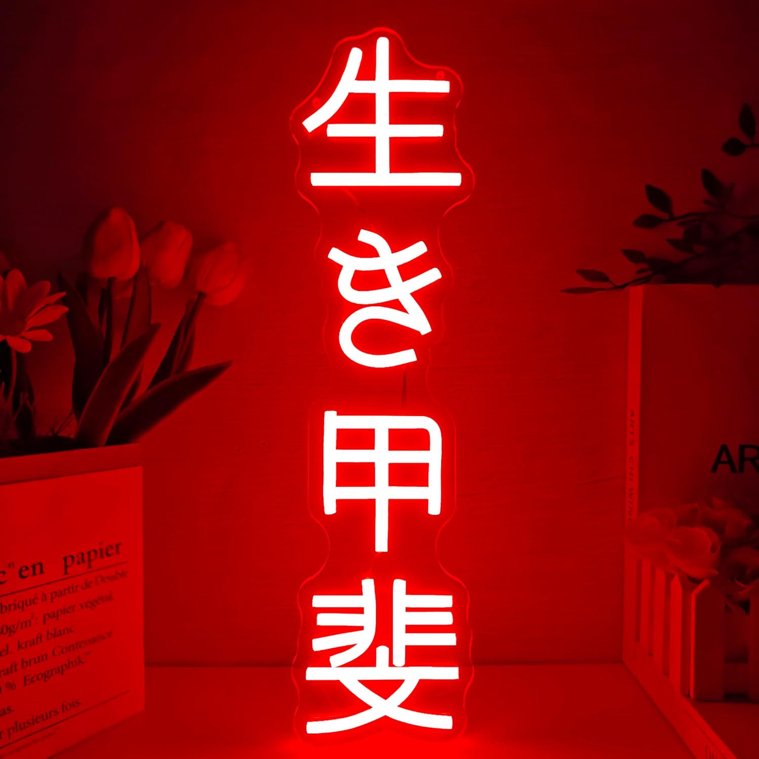 Japanese Birthday Ikigai Neon  - مراجعة Lighting Decor In Room وسعره