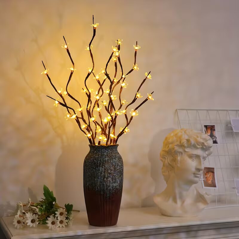 1/2PC 20LED Cherry Blossom Tre - مراجعة Lighting Decor Outdoor وسعره