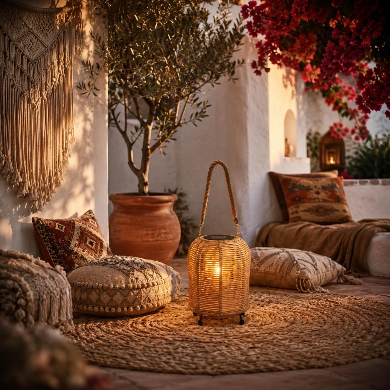 Handwoven Solar Lantern Warm L - مراجعة Lighting Decor Outdoor وسعره