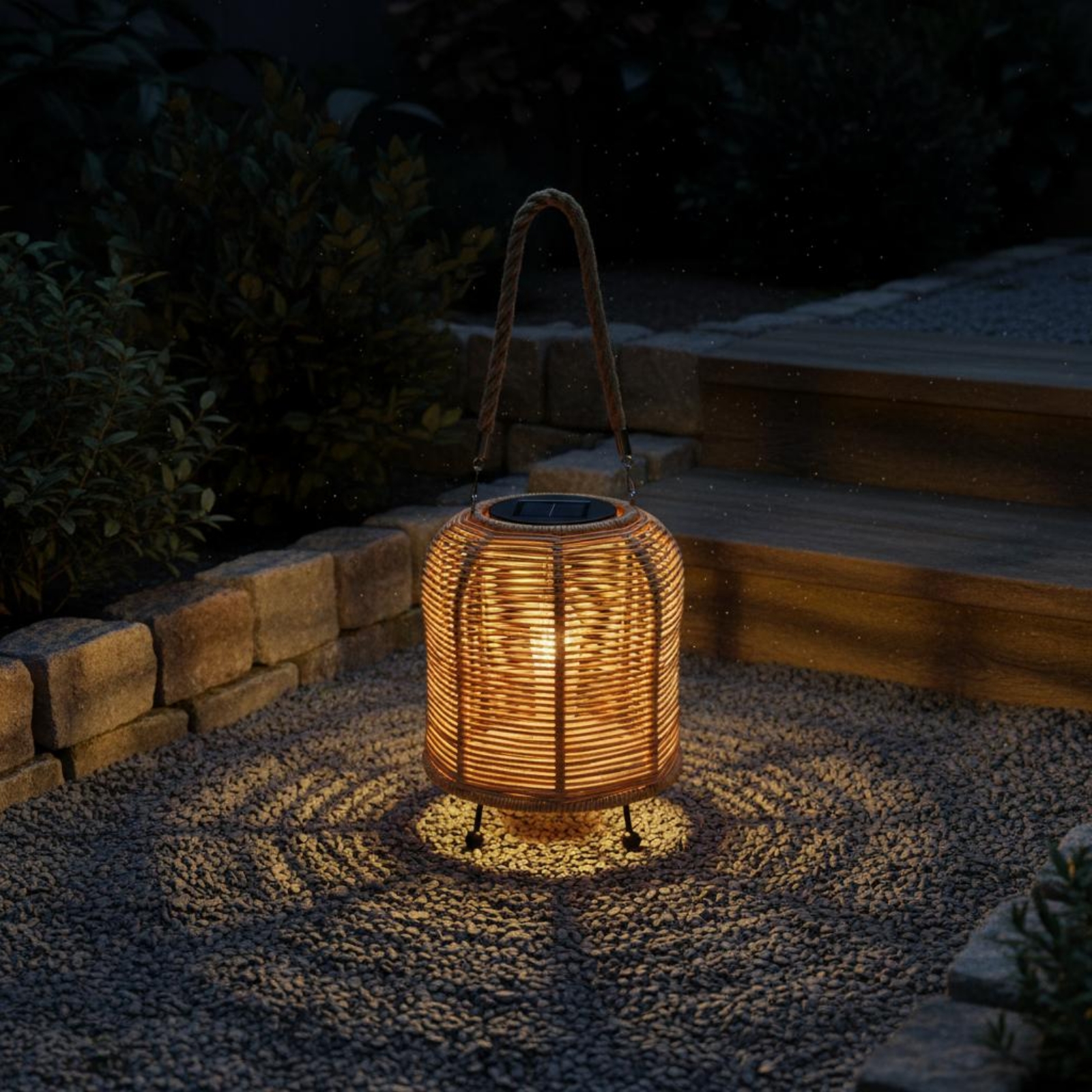 Handwoven Solar Lantern Warm L - مراجعة Lighting Decor Outdoor وسعره