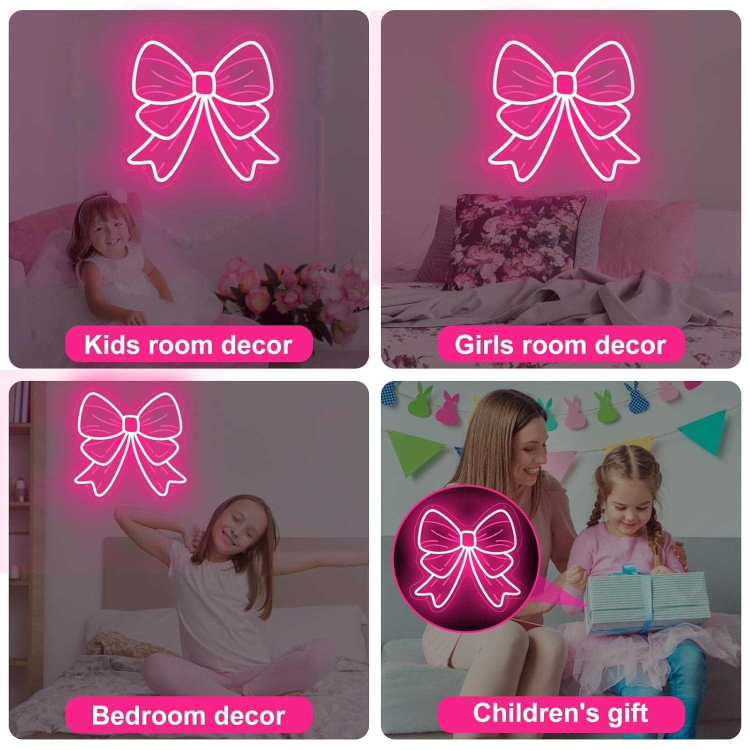 Bow Neon Signs USB Dimmable LE - مراجعة Lighting Decor In Room وسعره