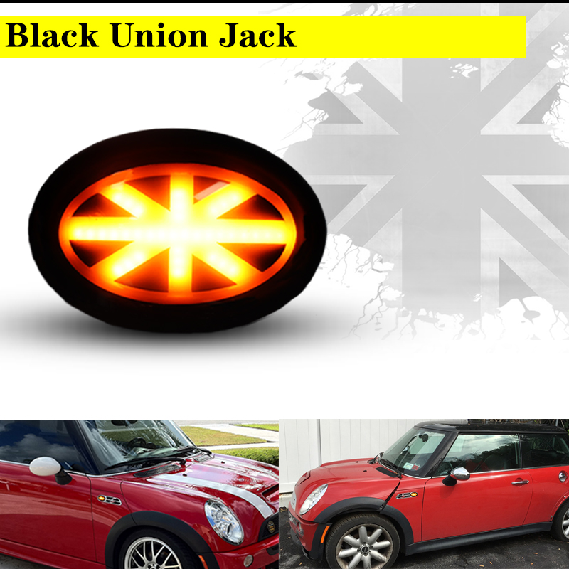 2PCS Union Jack Smoked Lens Am - مراجعة Union Lighting & Decor Photos وسعره