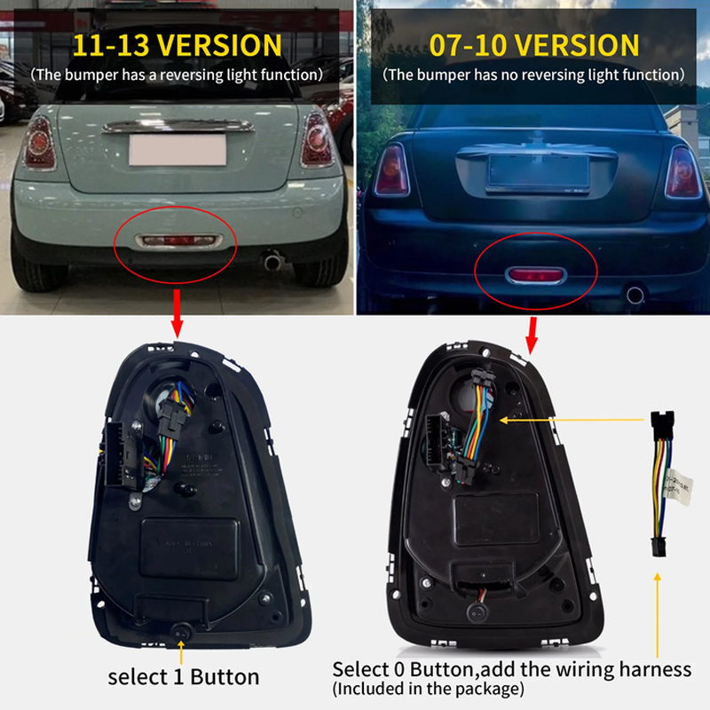 2PCS Full LED Tail Lights For  - مراجعة Union Lighting & Decor Photos وسعره