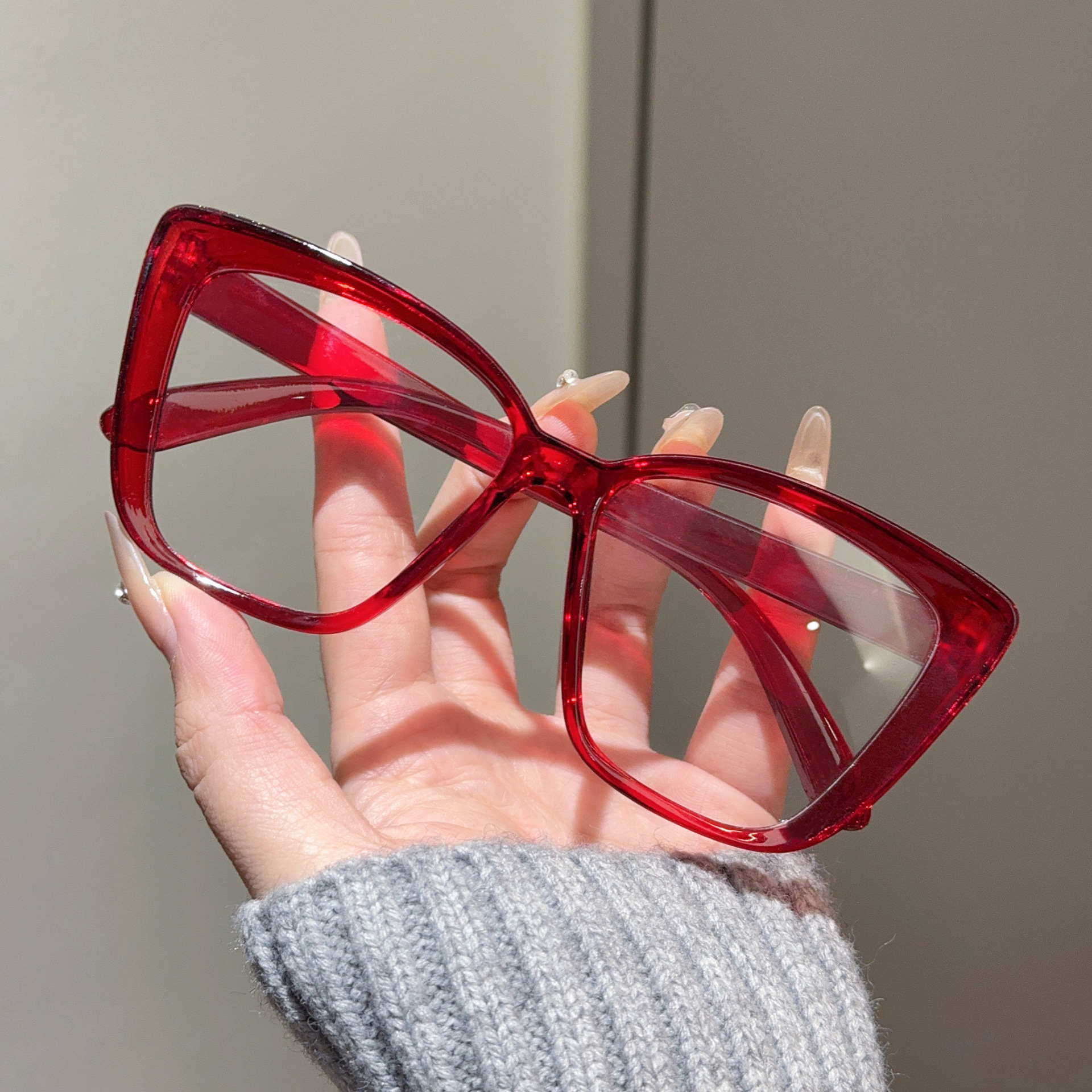 Large Frame Glasses Ultra-Ligh - مراجعة Lighting Visual وسعره