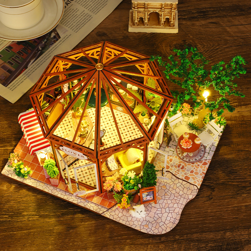 DIY Wooden Miniature Model Kit - مراجعة Lighting Home Decor Products وسعره