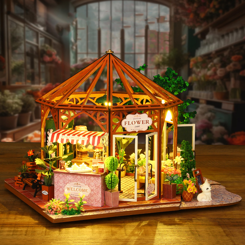 DIY Wooden Miniature Model Kit - مراجعة Lighting Home Decor Products وسعره