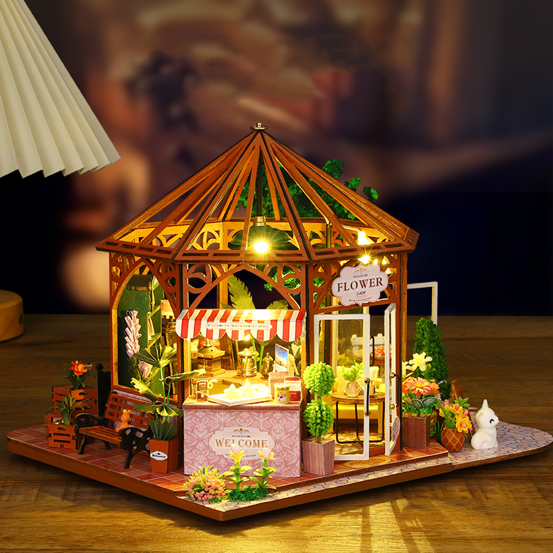 DIY Wooden Miniature Model Kit - مراجعة Lighting Home Decor Products وسعره