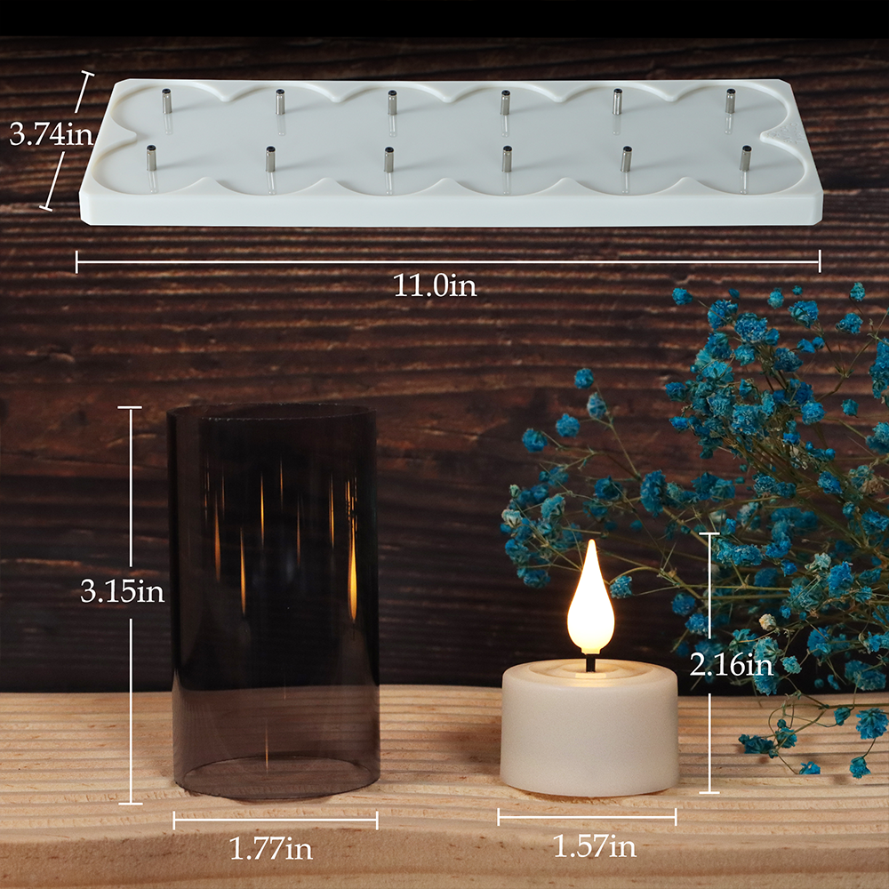 LED Candle Light Rechargeable  - مراجعة Room Decor Lighting Lamp وسعره