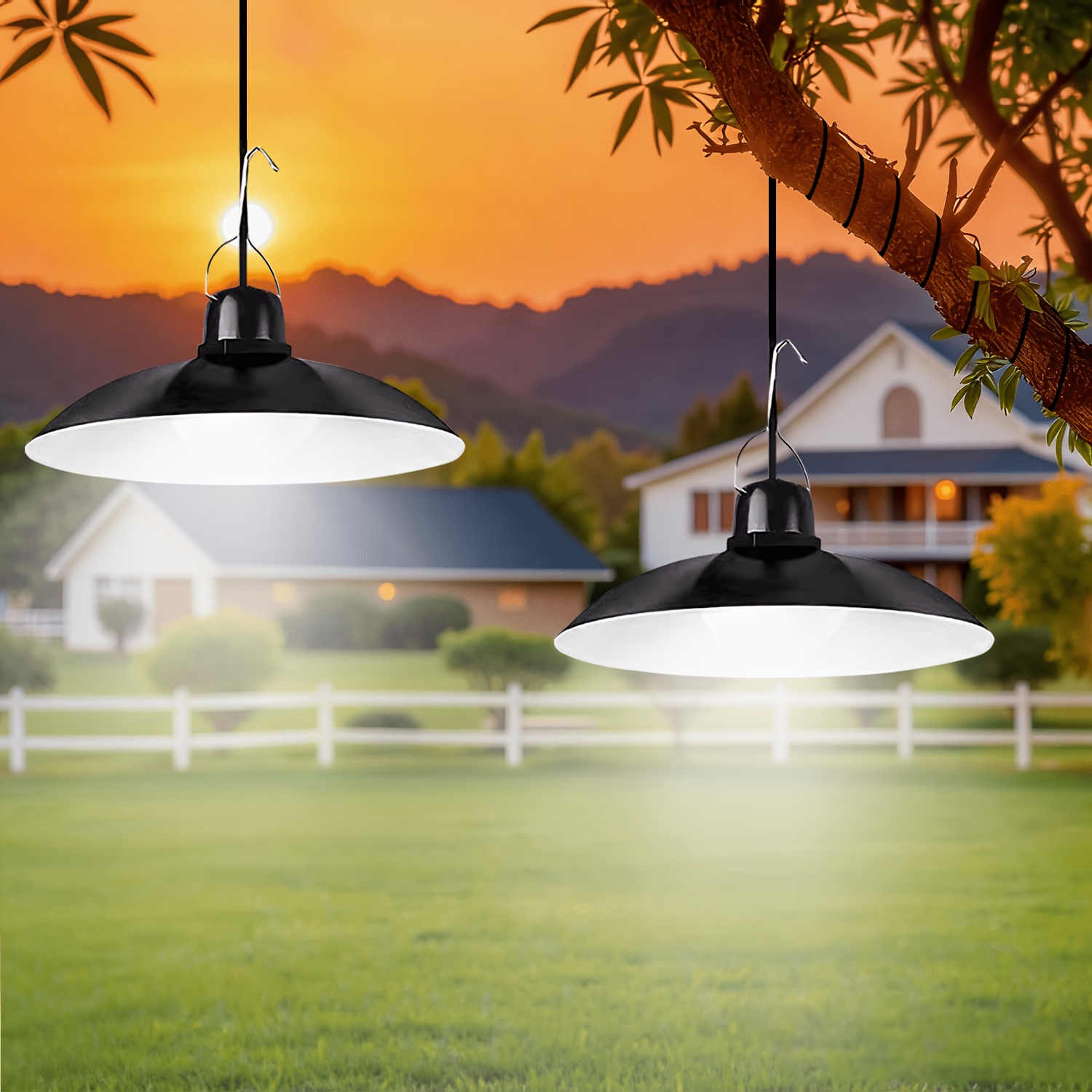 1pc Solar Pendant Light Outdoo - مراجعة Room Decor Lighting Lamp وسعره