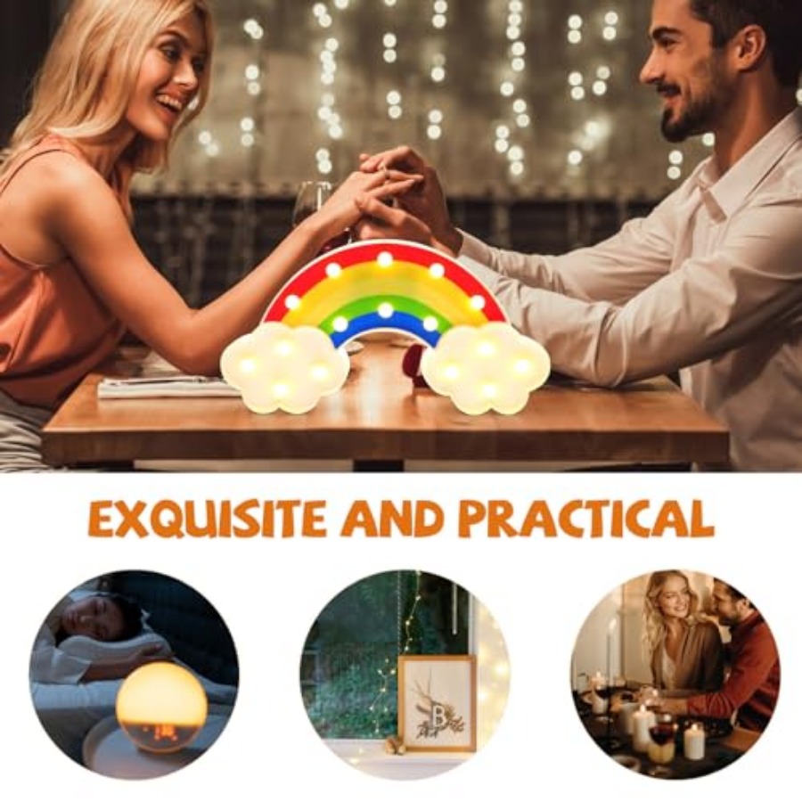 LED Rainbow Desk Light Bedside - مراجعة Decor Lighting & Decor Fires وسعره