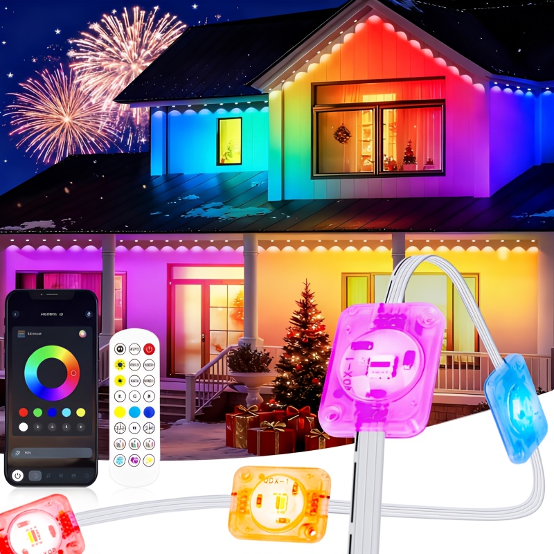 RGB+IC Smart Outdoor Eaves Lig - مراجعة Lighting Decor Outdoor وسعره