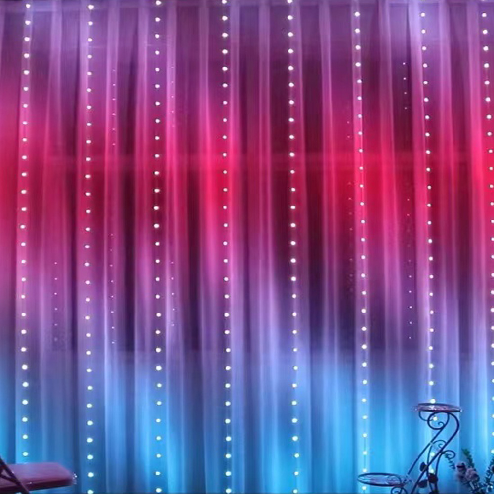 3M RGB Smart LED Curtain Light - مراجعة Lighting Decor Outdoor وسعره