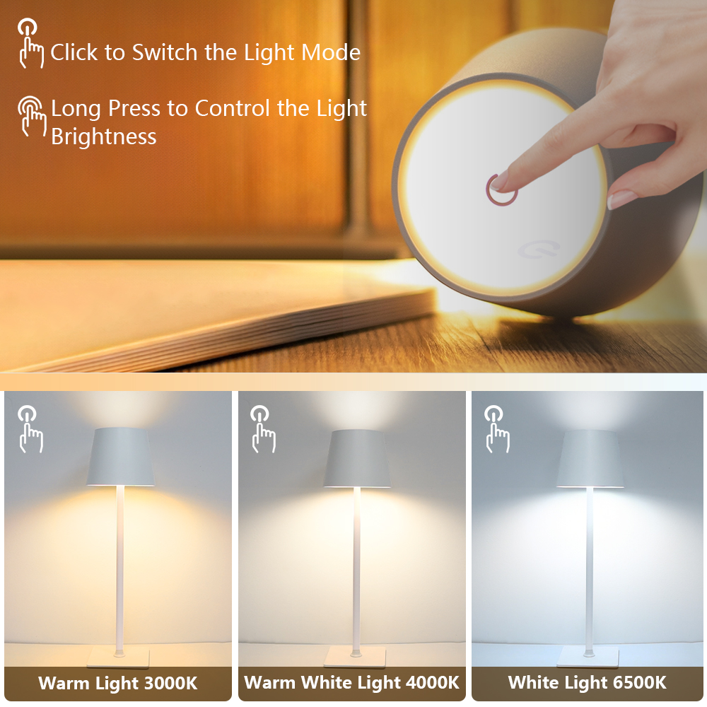 LED Rechargeable Desk Light Wi - مراجعة Lighting Decor In Room وسعره
