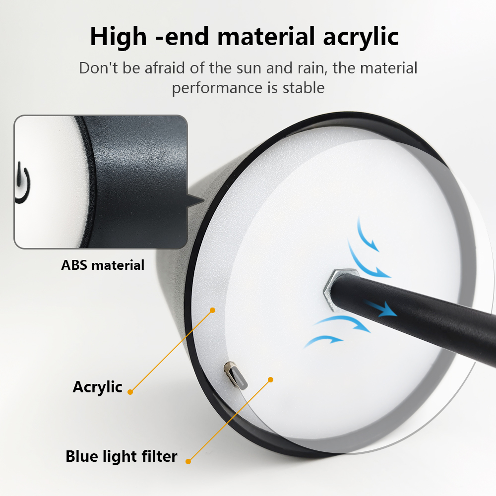 LED Rechargeable Desk Light Wi - مراجعة Lighting Decor In Room وسعره