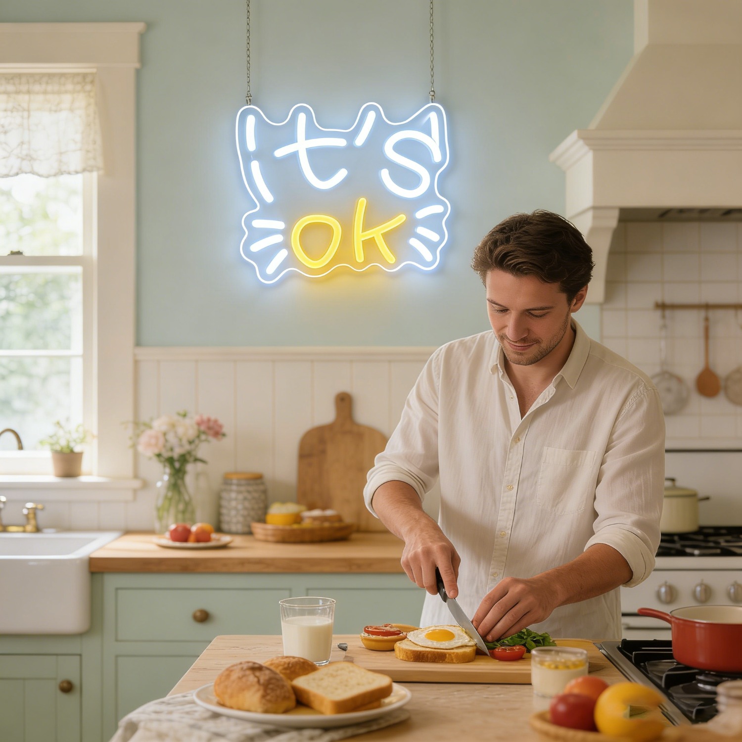 It's OK Neon Light Encouraging - مراجعة Ok Lighting Decor وسعره